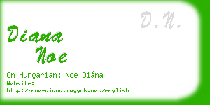 diana noe business card